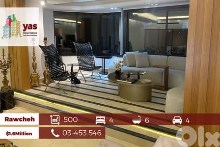 Rawcheh 500m2 | Open Sea View | Lux Building | PA |