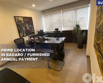 90sqm Office | Sixth Floor | Badaro/بدارو| For Rent ! REF#DJ132671 !