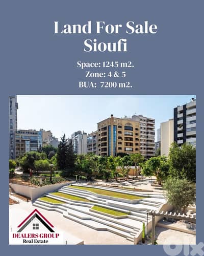 Prime Location Land for sale in Achrafieh -Sioufi