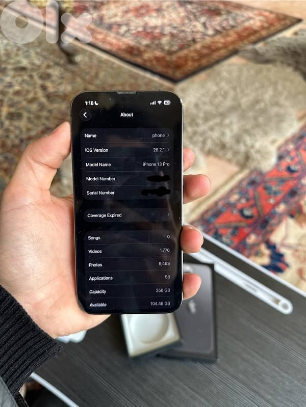 iPhone 13pro 256gb 4