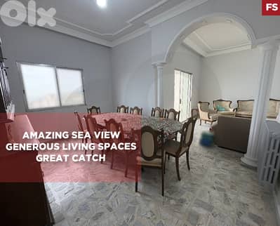 sea view,4 balconies, elevator, Zouk Mikael/زوق مكايل REF#FS132699
