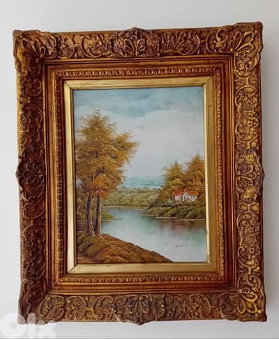 Hand-painted decorative art