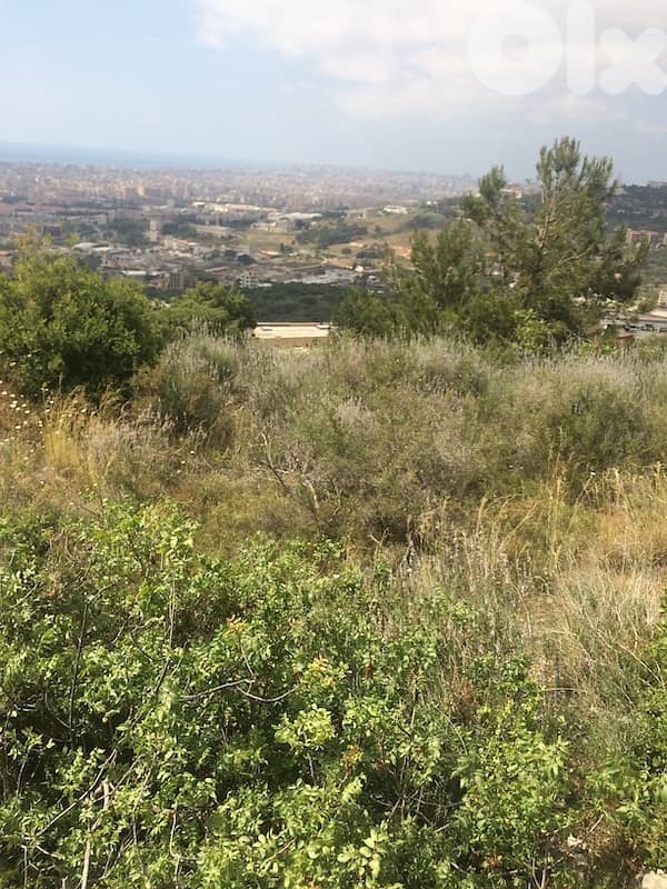 Prime Hilltop Land  Kfarchimaأرض كفرشيما - Unblockable Sea & City View 2
