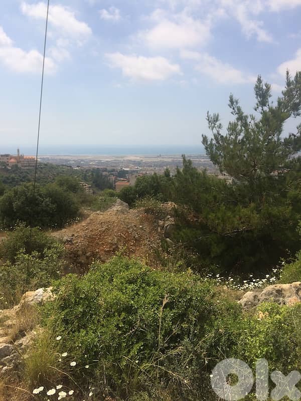 Prime Hilltop Land  Kfarchimaأرض كفرشيما - Unblockable Sea & City View 5