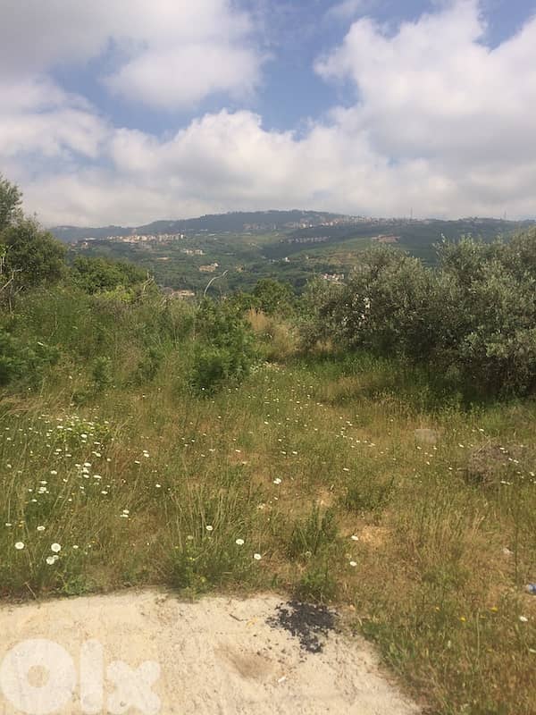 Prime Hilltop Land  Kfarchimaأرض كفرشيما - Unblockable Sea & City View 7