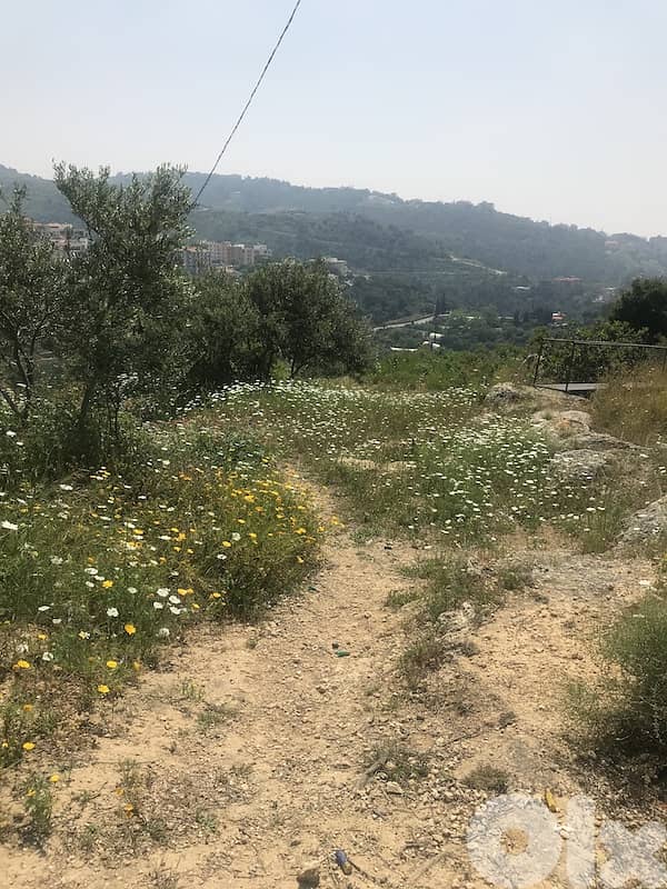 Prime Hilltop Land  Kfarchimaأرض كفرشيما - Unblockable Sea & City View 8