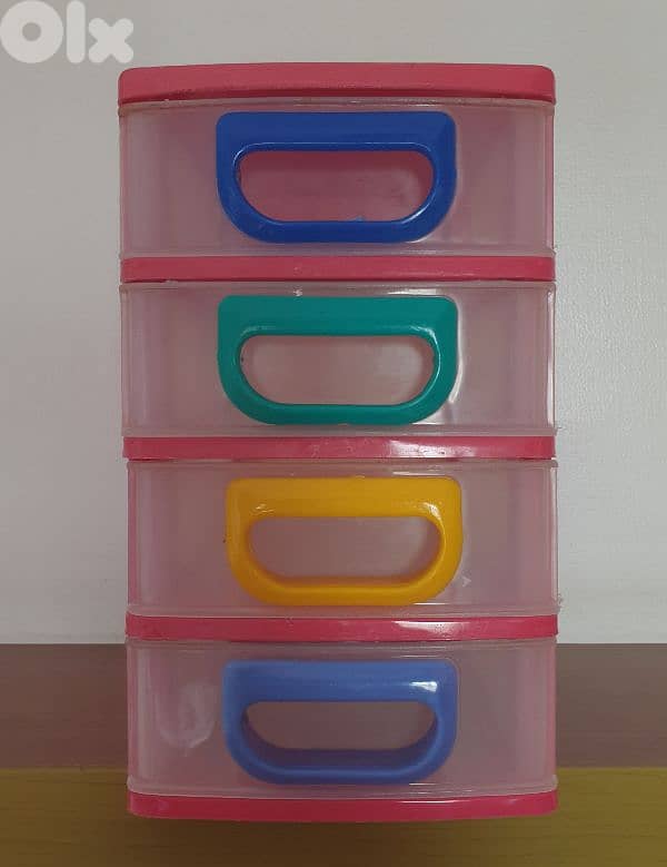 Plastic storage organizer small 1