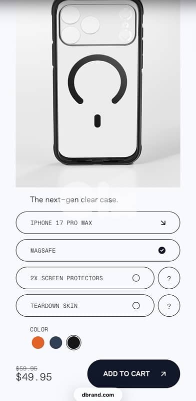 dbrand ghost case 2.0 Canada iPhone 17 pro max 2