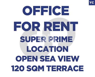 Office for Rent with 120 SQM Terrace IN JBEIL  ! REF#YC130471 !