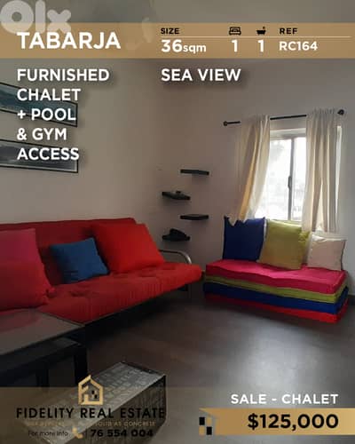 Chalet for sale in Tabarja RC164  شاليه مفروش للبيع في طبرجا