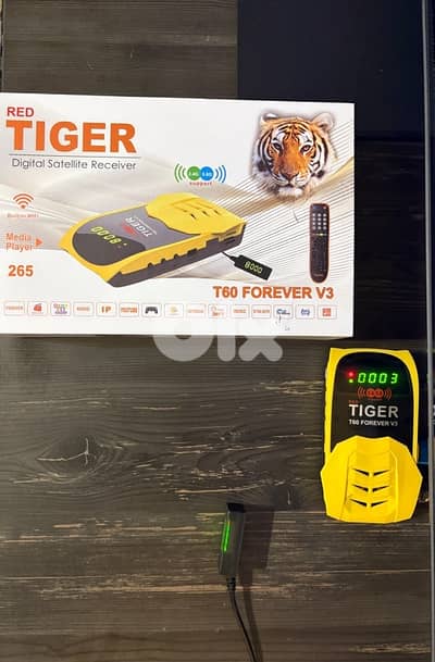 two satellite receivers.