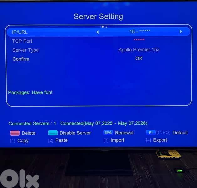 two satellite receivers. 3