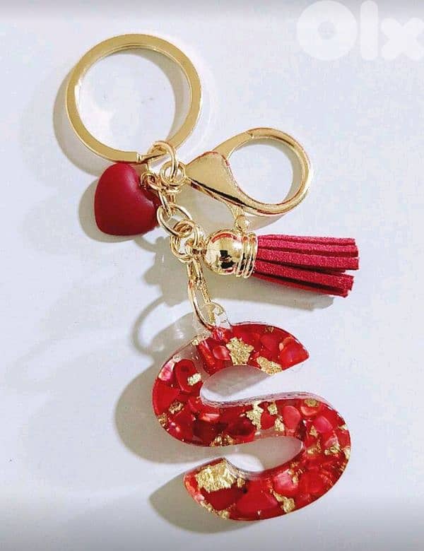 New Cute Heart Letter Keychain Gift For Teacher's Day (4 Colors) 2