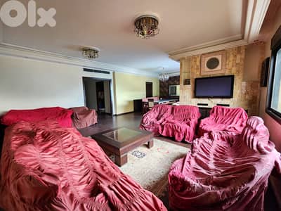 200 SQM Furnished Apartment in Baabdat, Metn with Mountain View