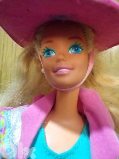 WESTERN FUN/SUNCHARM Barbie rare Mattel1989 great doll+her own clothes