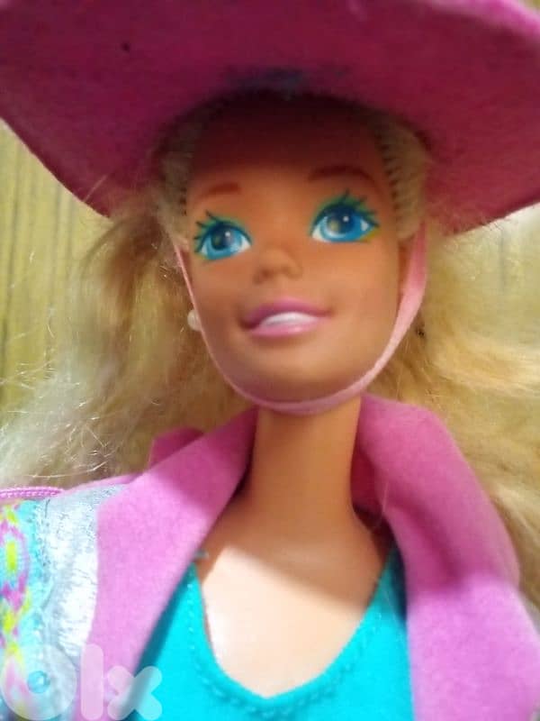 WESTERN FUN/SUNCHARM Barbie rare Mattel1989 great doll+her own clothes 6