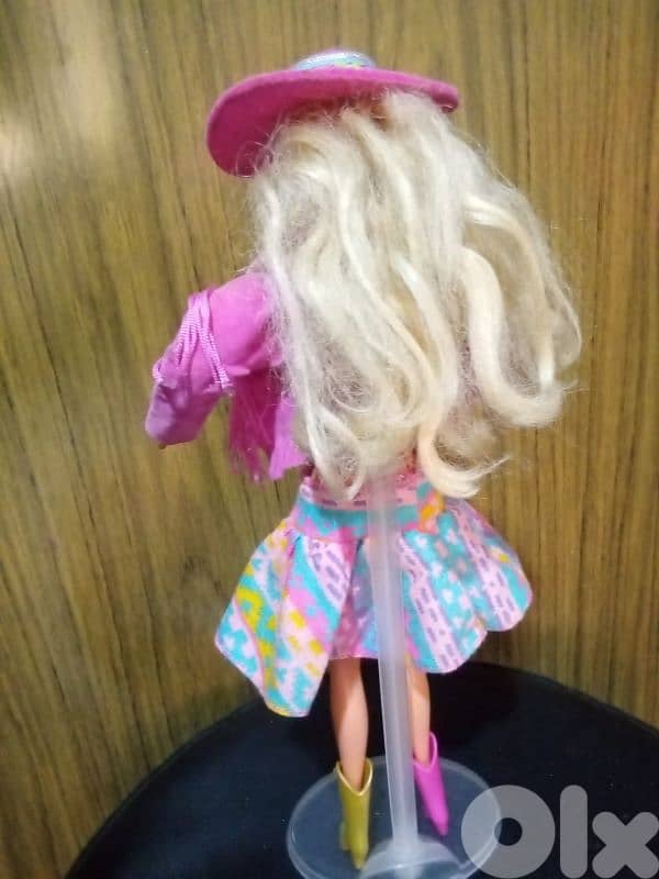 WESTERN FUN/SUNCHARM Barbie rare Mattel1989 great doll+her own clothes 3