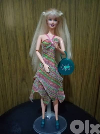 HOLLYWOOD NAILS Barbie Mattel 1999 rare articulated wearing great doll