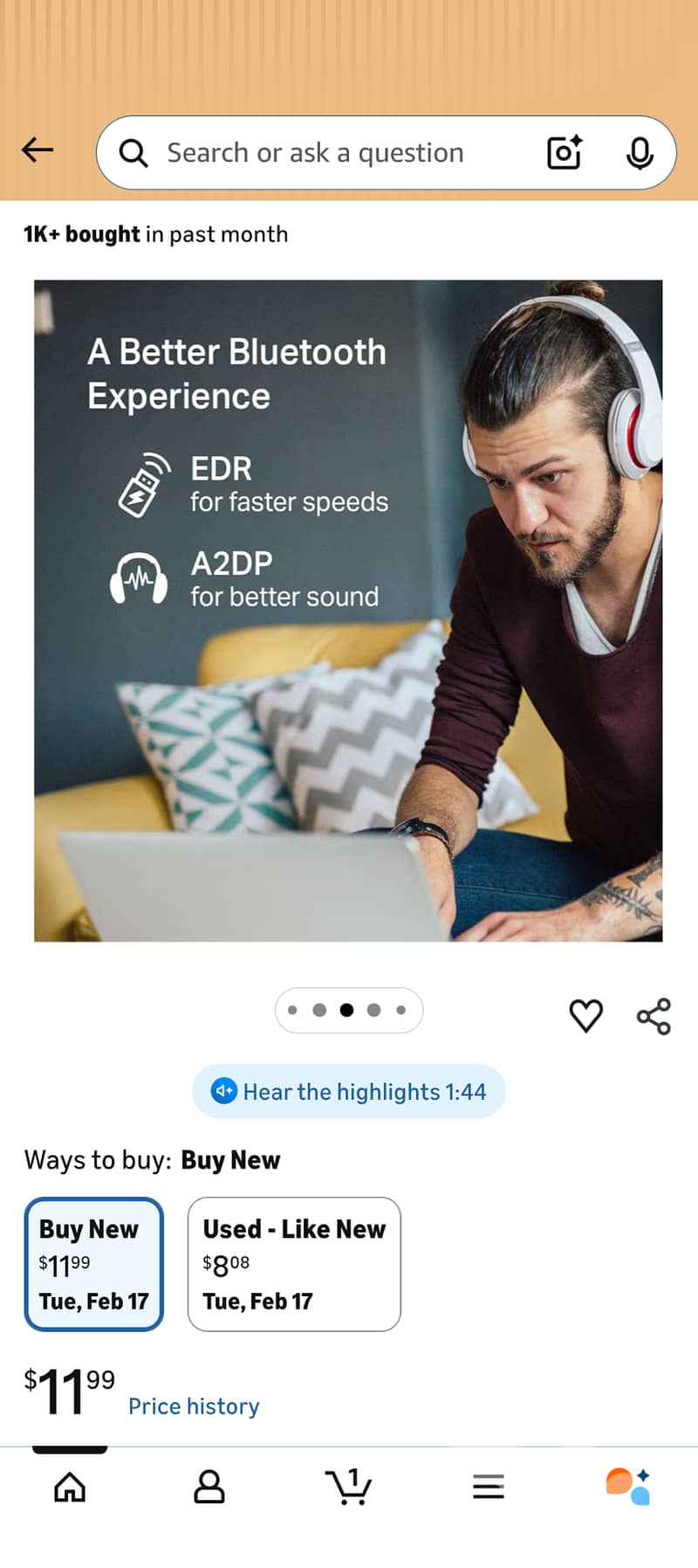 Tp link Bluetooth 4.0 Nano USB Adapter - UB400 4