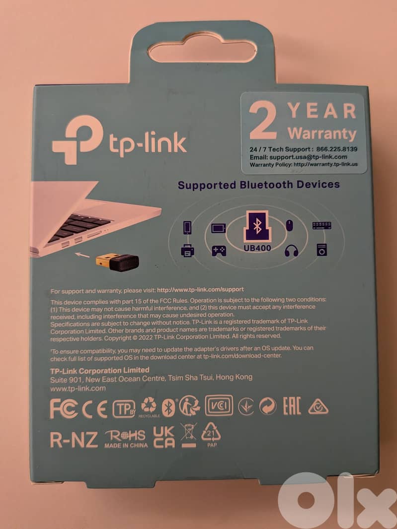 Tp link Bluetooth 4.0 Nano USB Adapter - UB400 12