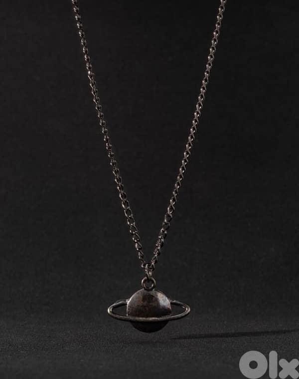Saturn Design Necklace 1