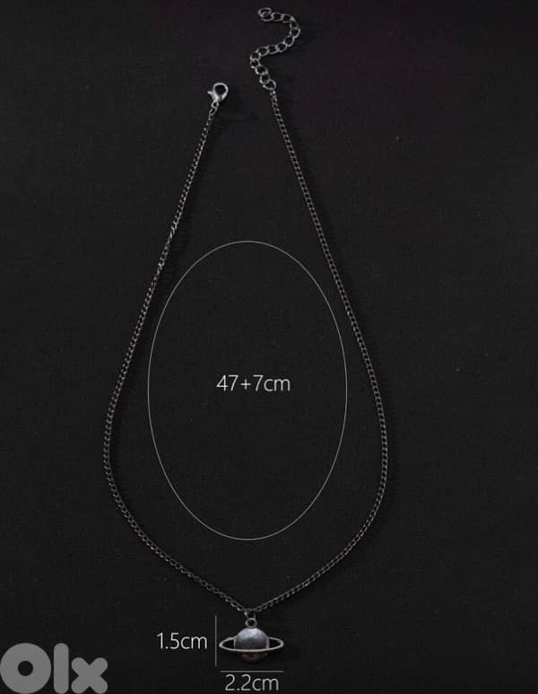 Saturn Design Necklace 2
