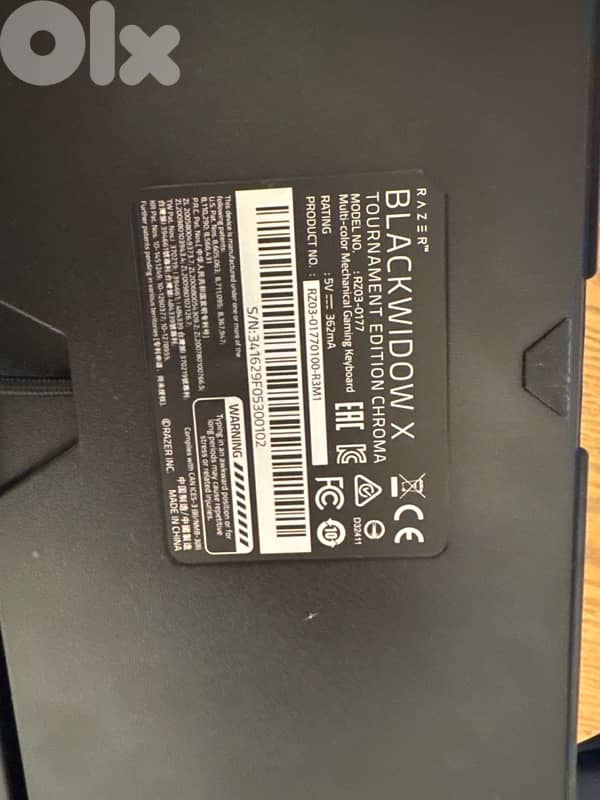 Razer Blachwidow Chroma Tournament edition 1