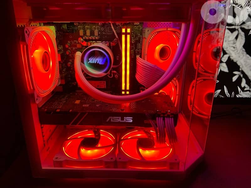 PC+Monitor+Glass mousepad+ Mouse+Keyboard+Microphone 2