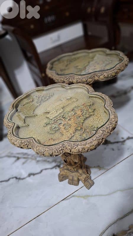 Rare 19th-Century Carved Masterpieces - Pair 2