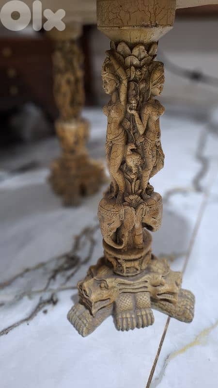 Rare 19th-Century Carved Masterpieces - Pair 6