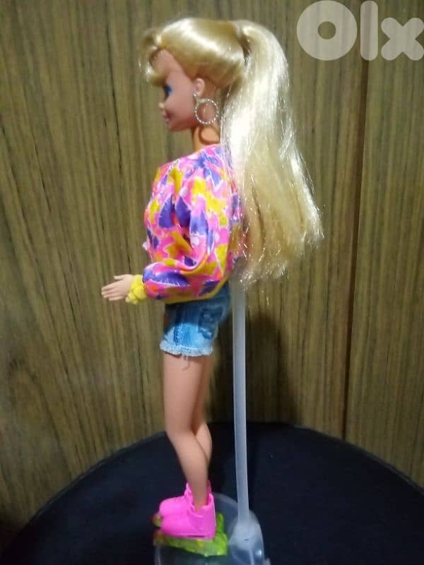 ROLLERBLADE Barbie Mattel91 Rare vintage +own Roller shoes great doll 3