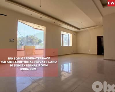 150 SQM TERRACE +GARDEN IN SHEILEH ! REF#EW129685 !