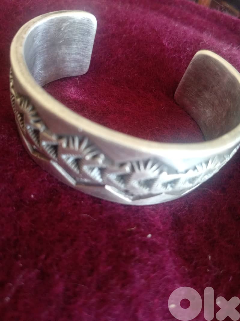 Vintage Sterling Silver Navajo 1