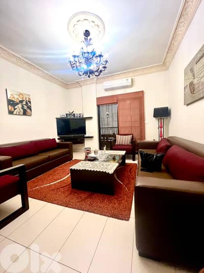 Furnished & Equipped apartment 4sale in Ain el remaneh شقة عين الرمانة