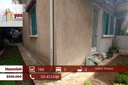 Hazmiyeh 160m2 | 150m2 Terrace | Mint Condition | Calm Area | AA/EL