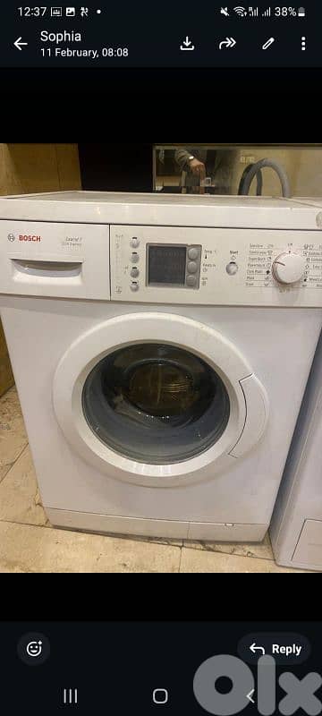 غسالة و نشافة للبيع