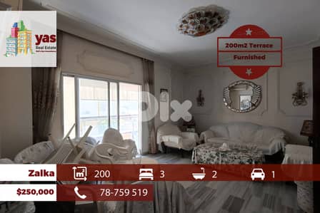 Zalka 200m2 | 200m2 Terrace | Furnished | Calm Area | Quiet Street | A