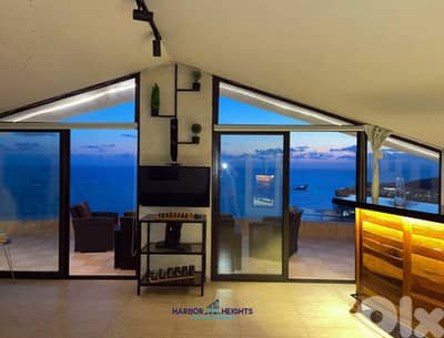 Sea View Rooftop Apartment for Rent in Kfar Hbab
