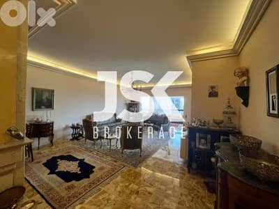 L20404 - 4-Bedroom Apartment with Sea View For Sale in Achrafieh