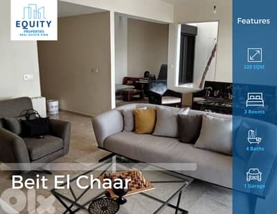 Furnished 320 SQM Apartment For Rent In Beit El Chaar #MH12631