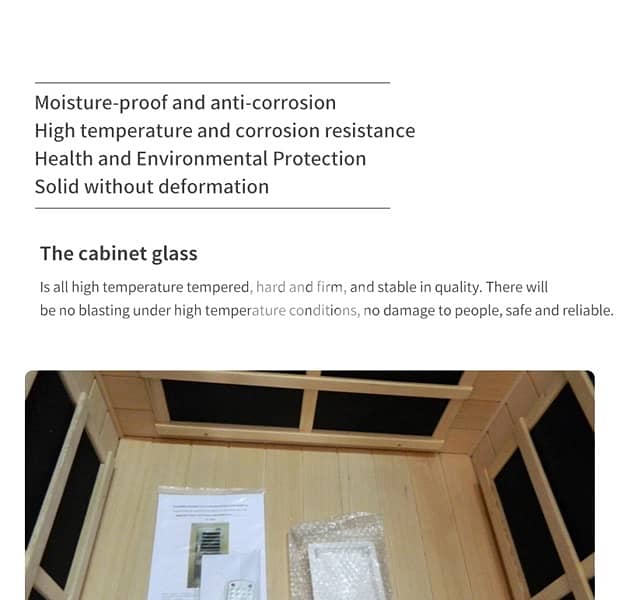 Home sauna - fits 2 people 5