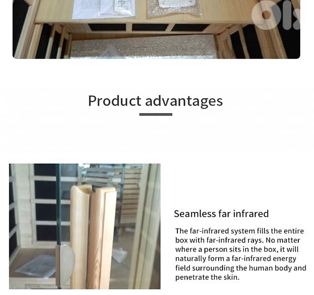 Home sauna - fits 2 people 6