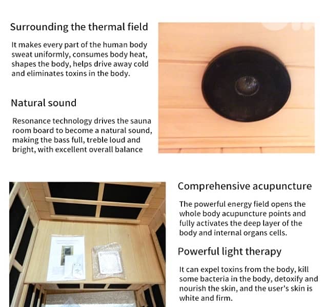 Home sauna - fits 2 people 7