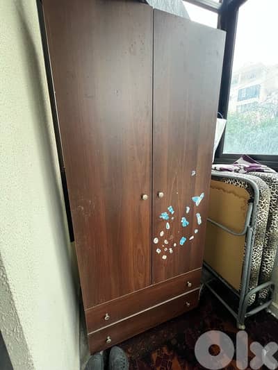 closet for sale خزانة درفتين