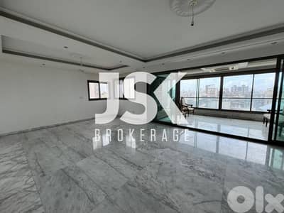 L20419 - Spacious Apartment For Rent in Ras El Nabeh, Beirut