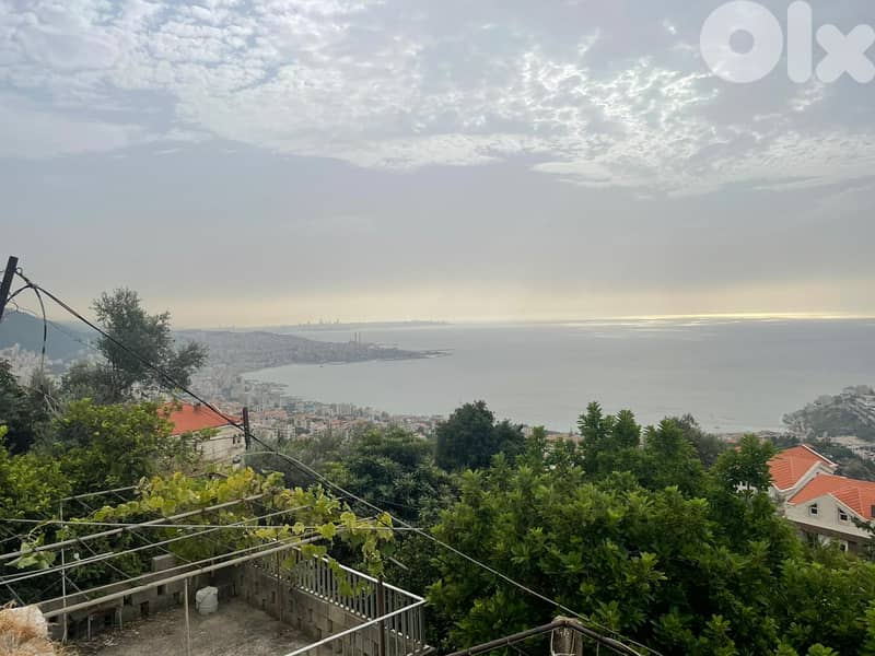 840 SQM Land with Old House in Ghazir with a Panoramic Sea View 6
