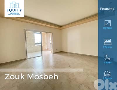 130 SQM Apartment For Sale In Zouk Mosbeh Near NDU شقة للبيع #RK13025