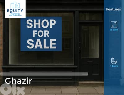 55 SQM Shop For Sale I Ghazir Great Location #HS13188