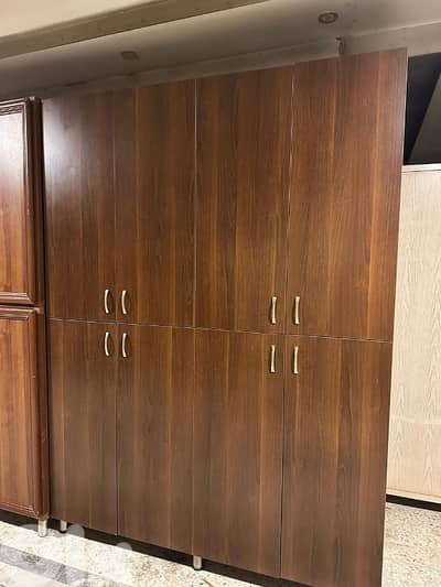 خزانة شغل توصاية طابقين مقسمة 8 درف لاميكا ضد لرطوبة كتير مرتبة ونظيفة