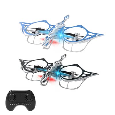 Dino Drone RC Quadcopter Headless Mode LED Light 2.4GHz - طائرة درون